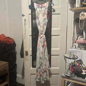 White floral Calvin Klein dress